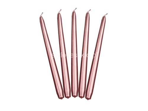 świeca stożkowa met. rozowe zloto.1.jpg