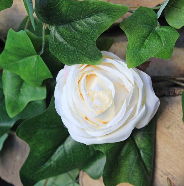 GIRLANDA DEKORACYJNA BLUSZCZ I KREMOWA RÓŻA 1,7m4.jpg