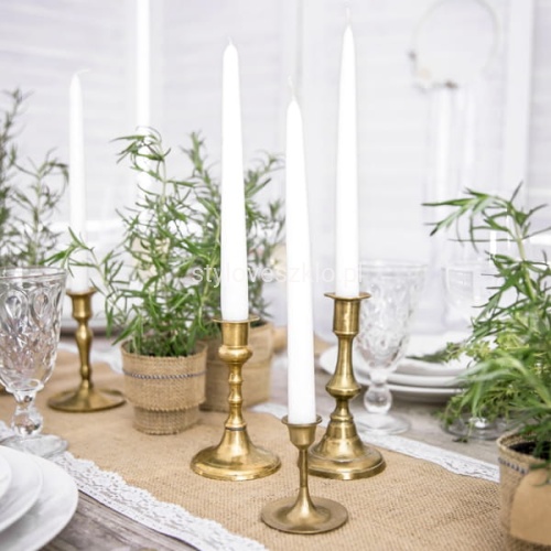 świeca stożkowa mat biała.jpg