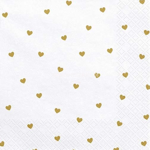 serwetki białe w złote serduszka.jpg