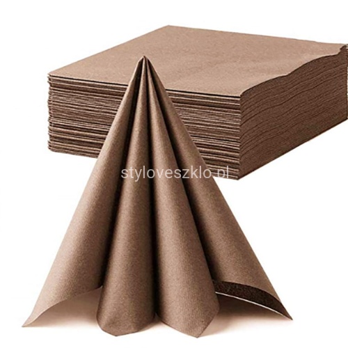 serwetki flizelinowe airlaid brązowe.jpg