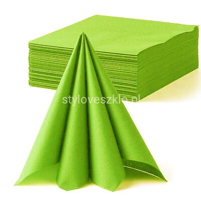 serwetki flizelinowe Paw Proffesional Zielone Jabłuszko.jpg