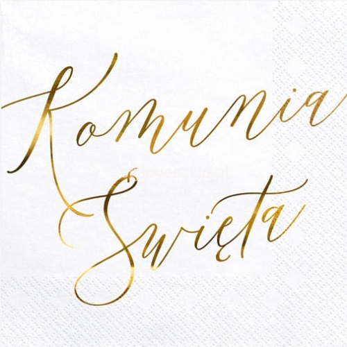 serwetki białe Komunia święta.jpg