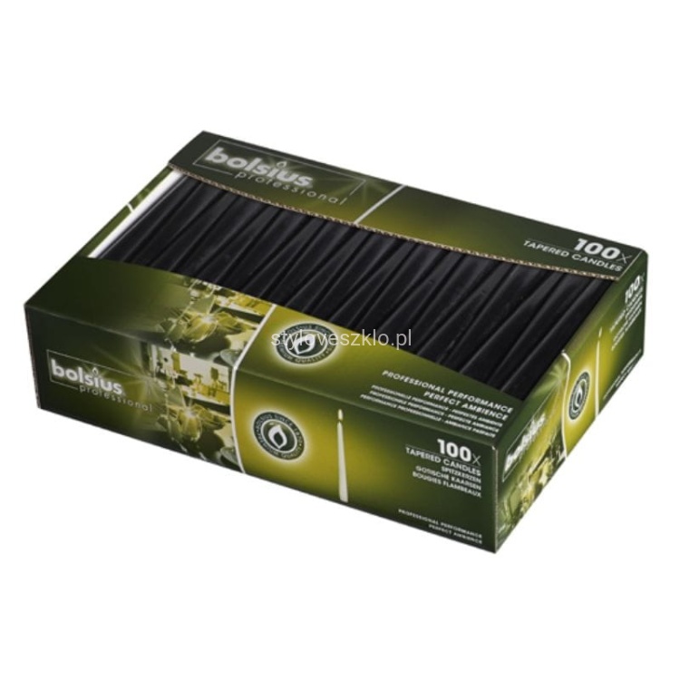 swiece ozdobne bolsius szpice czarne.jpg