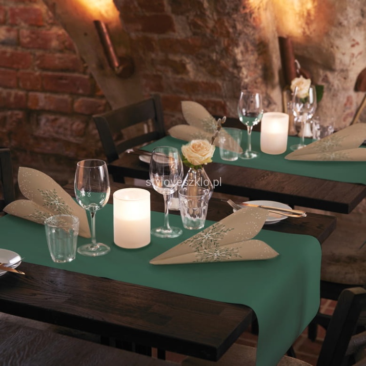 BIEŻNIK FLIZELINOWY PAW FORREST GREEN.jpg