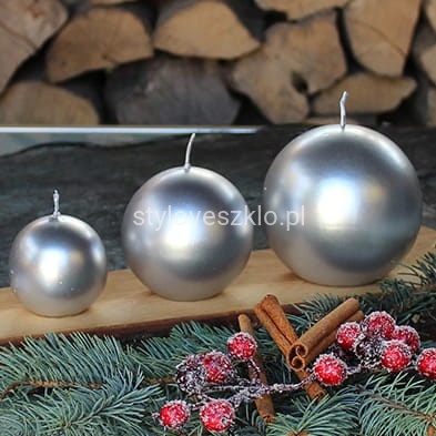 świece metaliczne 3 szt. srebrne.jpg