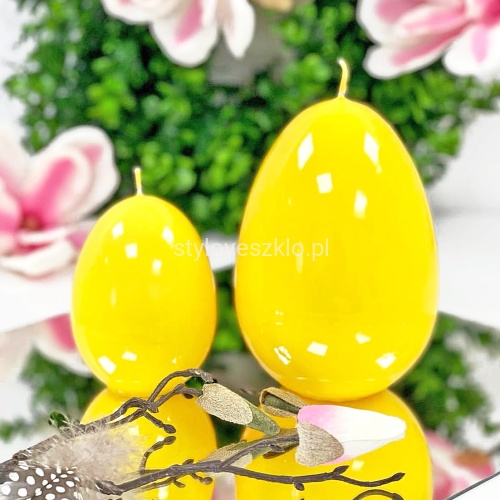 swieca lakierowana jako ciemnozółte wielkanoc1.jpg