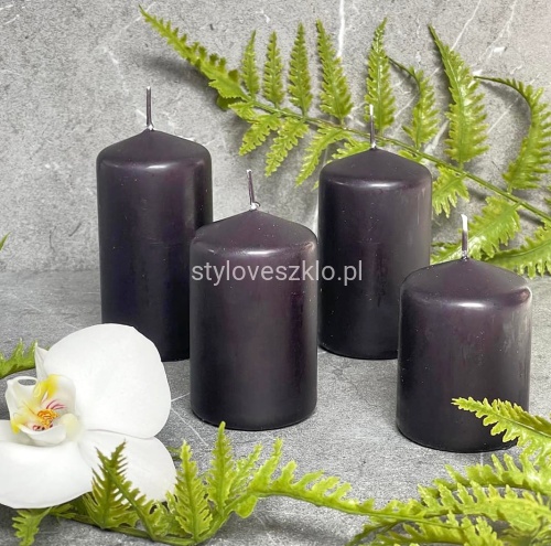 swiece slupki stopniowane classic candle czarny mat 4 szt.jpg