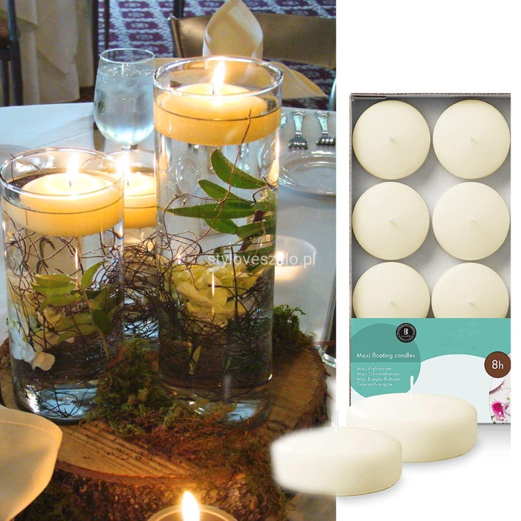 swiece plywajace dyski kremowe plaskie xxl.jpg