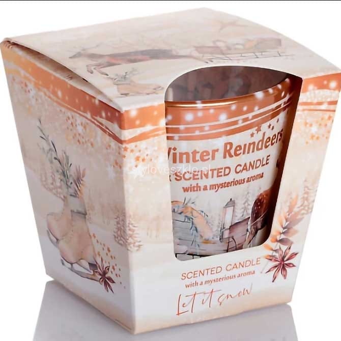 swieca w szkle winter raindeers.jpg