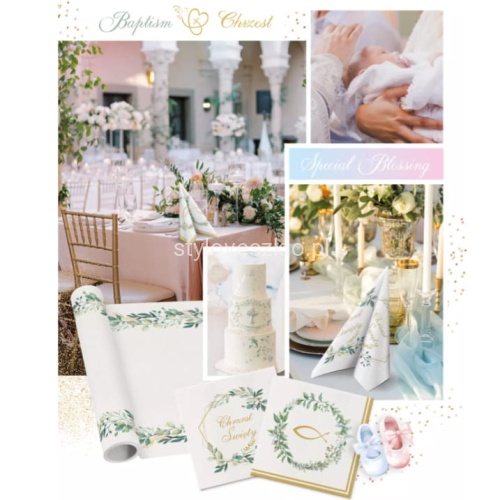 serwetki flizelinowe paw airlaid goldfish komunia chrzest 40x40.jpg