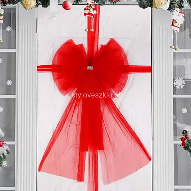 organza czerwona kokarda na drzwi.jpg