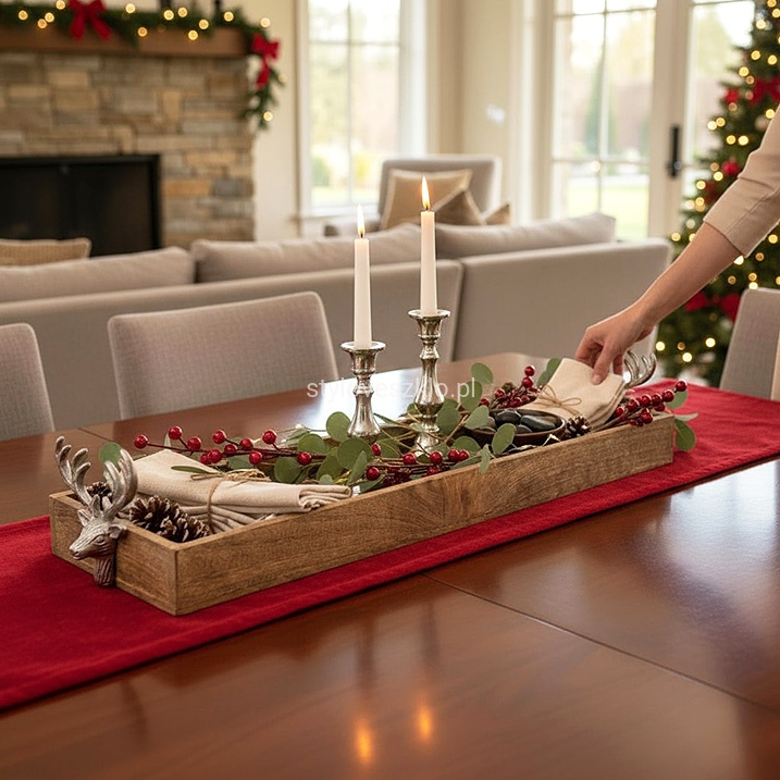 Taca drewniana z głowami reniferów.4.jpg