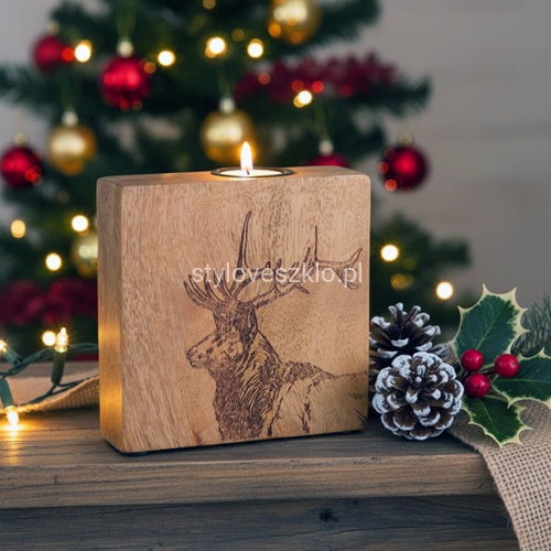 swiecznik drewniany na tealight renifer.jpg