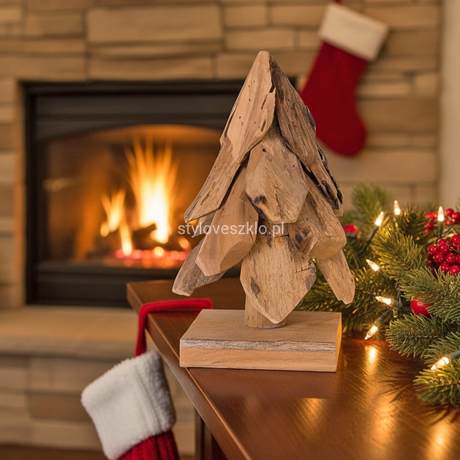 Choinka Świąteczna z Drewna Teakowego 28 cm.jpg