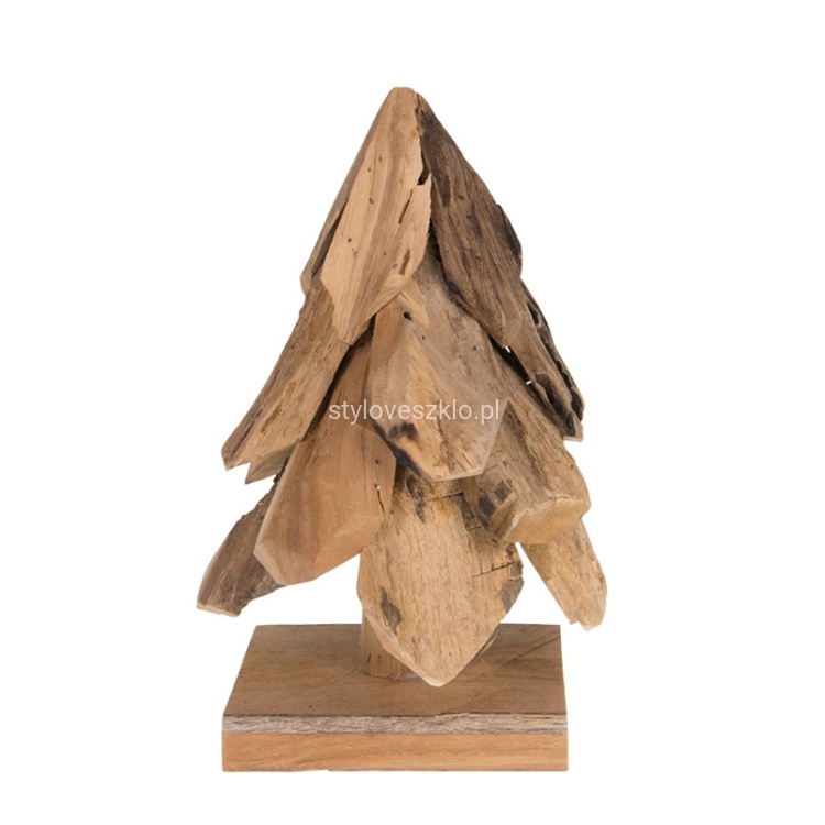 Choinka Świąteczna z Drewna Teakowego 28 cm 2.jpg