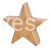 Gwiazdka Drewniana z Drzewa Mango 10 cm 3.jpg