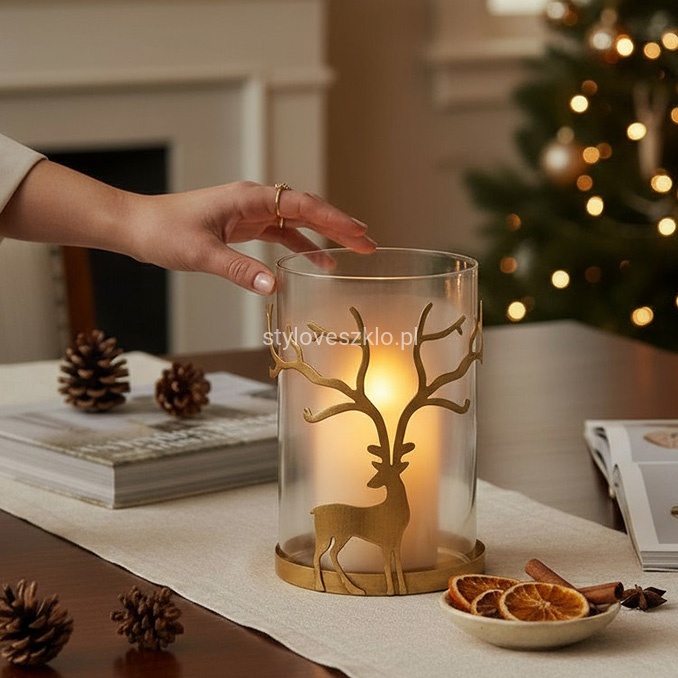 Lampion szklany złoty renifer.jpg