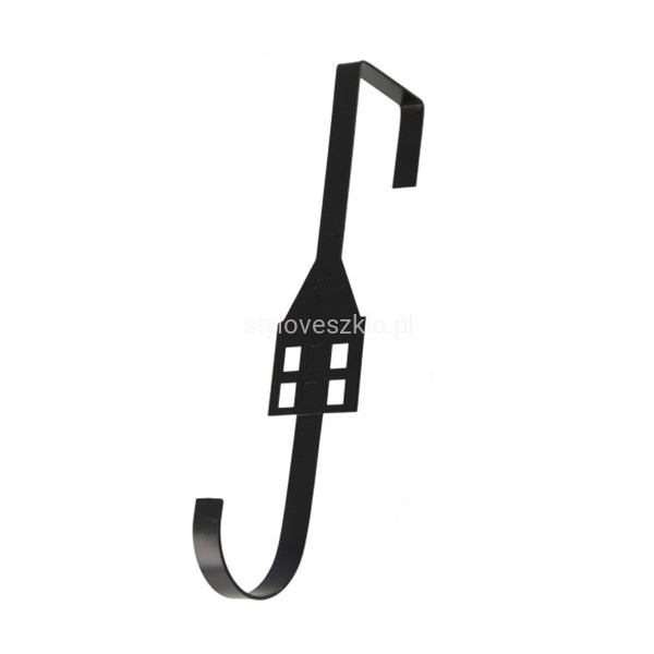 Uchwyt na wianek na drzwi Czarny Domek 28 cm .2.jpg