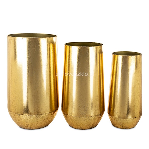 wazony złote gładkie komplet 3 szt..jpg