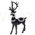 Figurka Metalowa Renifer Czarny Stojący 29 cm.jpg