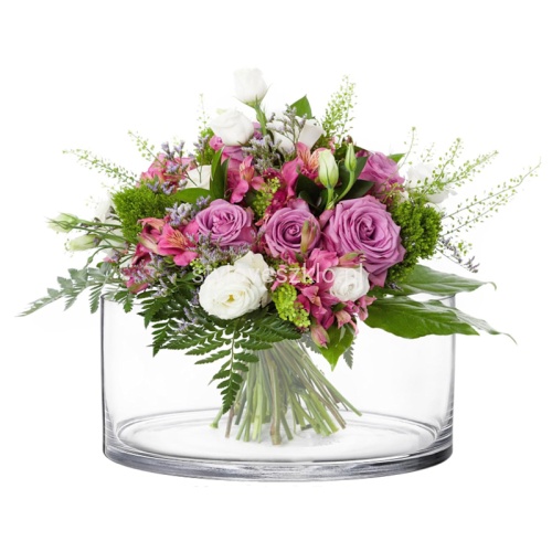 Misa szklana dekoracyjna wysoka fi25 cm h12 cm.jpg