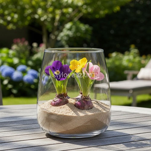 wazon szklany na kwiaty wiosenny 23 cm.jpg