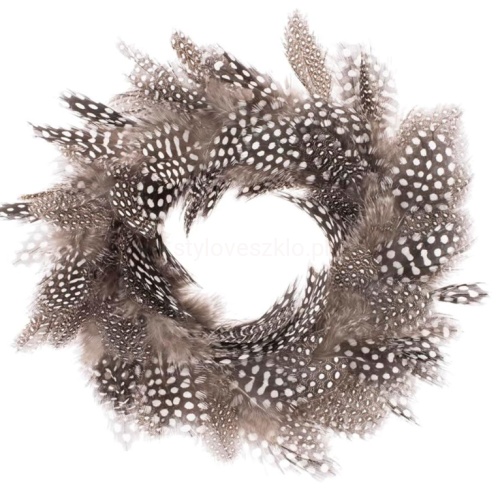 Wianek z piórek Perliczki 20 cm.jpg