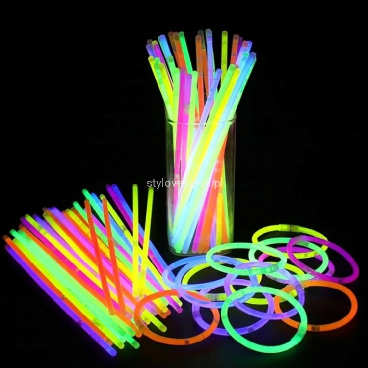 Zestaw Pałeczek Fluorescencyjnych Mix Kolorów 100 szt..jpg