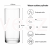 Wazon szklany cylinder 20 × 10 cm – infografika
