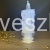 swieca led brokatowa 15 cm zimne swiatlo 2.jpg