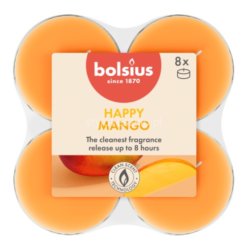 Podgrzewacze Zapachowe Duże True Scents Happy Mango 8 szt..jpg