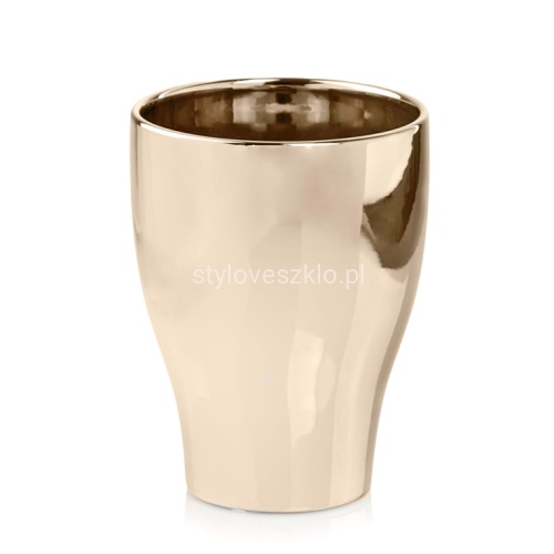 Osłonka z Ceramiki Szkliwionej Wenecja Złota ϕ 14cm.jpg