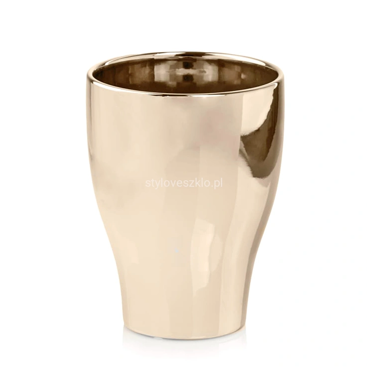 Osłonka z Ceramiki Szkliwionej Wenecja Złota ϕ 14cm.jpg
