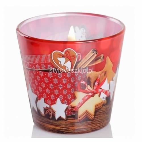 Świeca Zapachowa w Szkle Gingerbread Piernik z Nutą Pomarańczy i Anyżu2.jpg