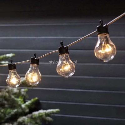 Lampki Dekoracyjne LED Sznur Retro 5m