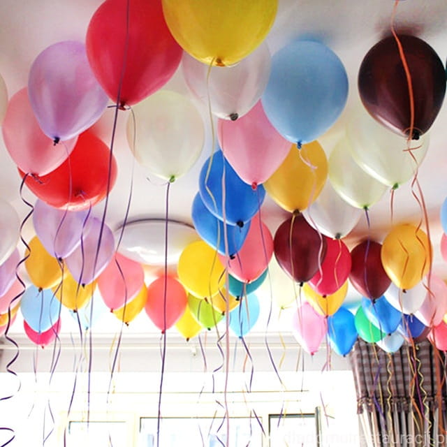 Balony Metaliczne 25cm Mix kolorów 100 szt.