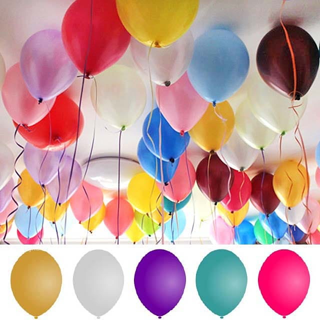 Balony Metaliczne 25cm 100 szt. WYBIERZ KOLOR!