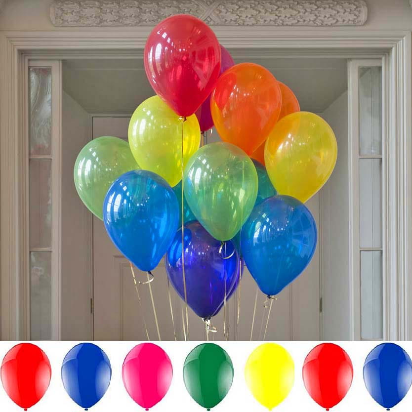 Balony Krystaliczne 25cm 100 szt. WYBIERZ KOLOR!