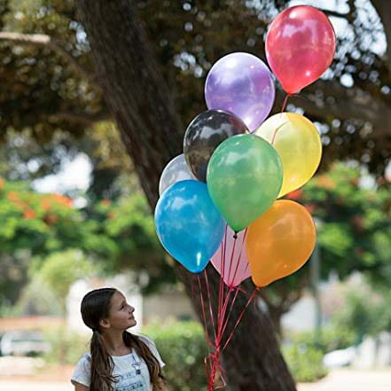Balony Krystaliczne 27cm 100 szt. Mix Kolorów