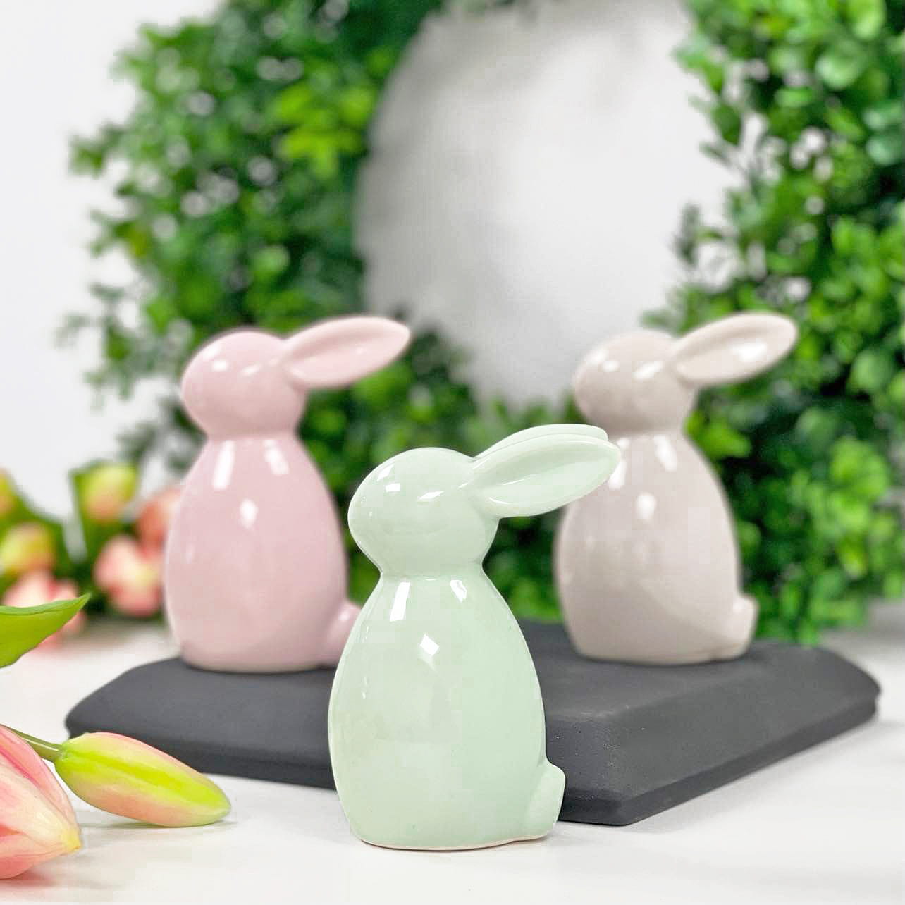 Zajączek Wielkanocny Ceramiczny 12cm WYBIERZ KOLOR!
