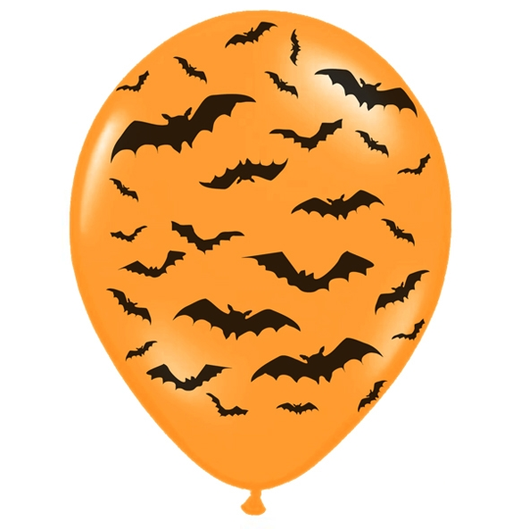 Balony Halloween Nietoperze 6 szt.